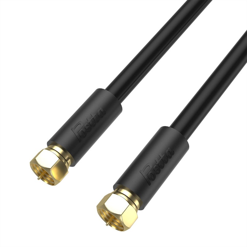 Postta Coaxial Cable(40 Feet) Triple Shielded Digital RG6 Antenna Cable