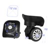 NOLITOY 4Pcs Swivel Wheels Replacement for Luggage Suitcase Durable Travel