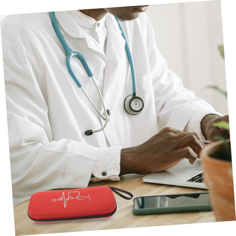 Ipetboom 1pc Portable Stethoscope Case Shockproof Storage Pouch for Litш