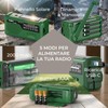 PRUNUS J-366 Radio Portatile Emergenza FM/AM/SW con Manovella Dinamo