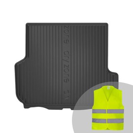 FROGUM DryZone Rubber Mat All Year Round Practical Car Boot Mat Boot Liner Suitable for Opel Omega B 1999-2003 High Edge Robust and Durable