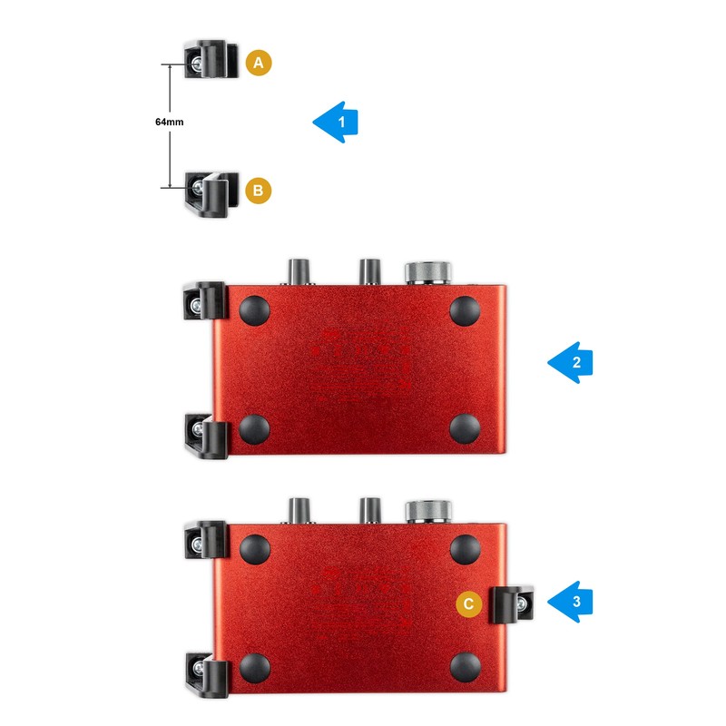P3D-Lab TuneGrip Desk Mount for Focusrite Scarlett Solo 3rd Gen