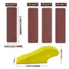 Premium Micro Detail Sander Paper Kit,3.5” x 1” Mini Hand