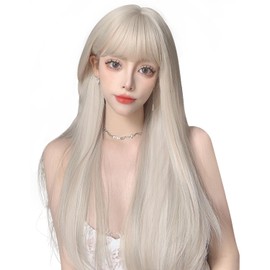 Peacoco Wig, Long Inner Color, Hard to Barre, Hair Quality is Natural, Does Not Show Your Head Large, Easy to Wear, Medium Hair Amount, Even Curls, Natural, Smooth, Imechen, Mine-based, Straight