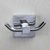 ECOSPA Bathroom Wall Mounted Double Robe Clothes Towel Hook Peg