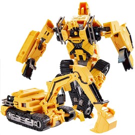 JAOCDOEN Robot de Deformación, Modelo de Juguete de Coche, Figura de Acción de Deformación Portátil, Juguete de Ingeniería de Aleaciones, Vehículo, Robot, Juguete Sorpresa para Niños (3)