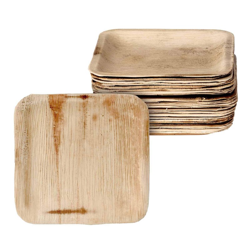 Palmplate High-quality environmentally friendly disposable tableware made of palm leaves,