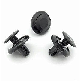 VVO Fasteners- Black Metal Bonnet Insulation & Soundproofing Clips for Toyota Yaris, (Pack of 10)