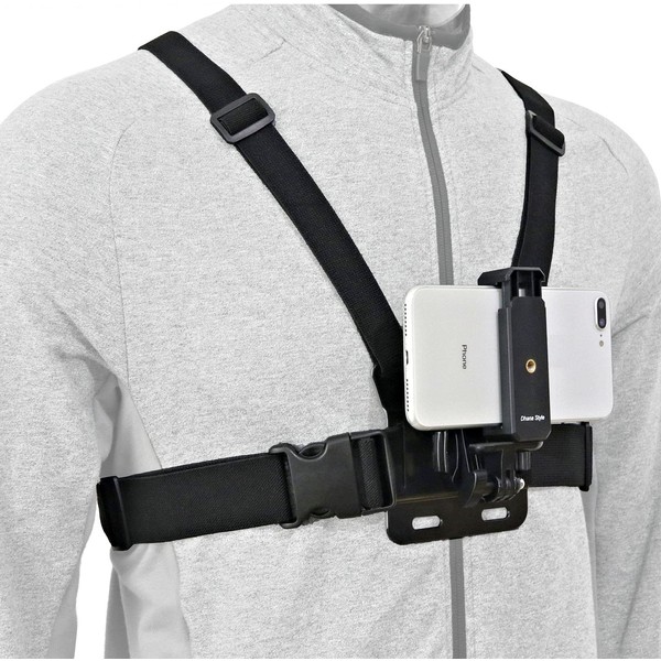 Smart Phone Wearable Camera Chest Harness Belt Quick Release Shoulder