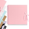 Scrapbook Photo Album Spiral Bound for Wedding Couple Travel Memory