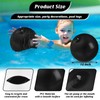 AXBMM 20 Pack Black Beach Ball - 12Inch Blow Up