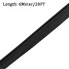 TA-VIGOR Edge Trim U Seal, Black PVC U-Seal Channel Edge