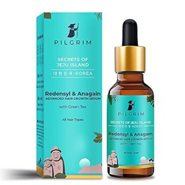 Pilgrim Redensyl 3% + Anagain 4% Advanced Hair Growth Serum for Women & Men | Redensyl hair growth serum with natural ingredients| 50 ml