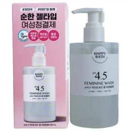 Happybath [해피바스] 피에이치4.5 약산성 로즈 젤 여성청결제 300ml [Happybus] pH4.5 Mildly Acidic Rose Gel Feminine Hygiene Product 300ml