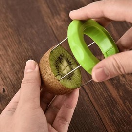 Kitchen Accessories Reusable Kiwi Peeler, 1 Count Creative Portable Kiwi Cutter, Fruit Corer for Kitchen Home