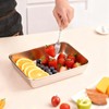 4 Pcs Stainless Steel Containers With Lids Set, Stainless Steel