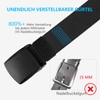 Bon4Extrao Work Belt Men's Fabric Adjustable Nylon Outdoor Belt without