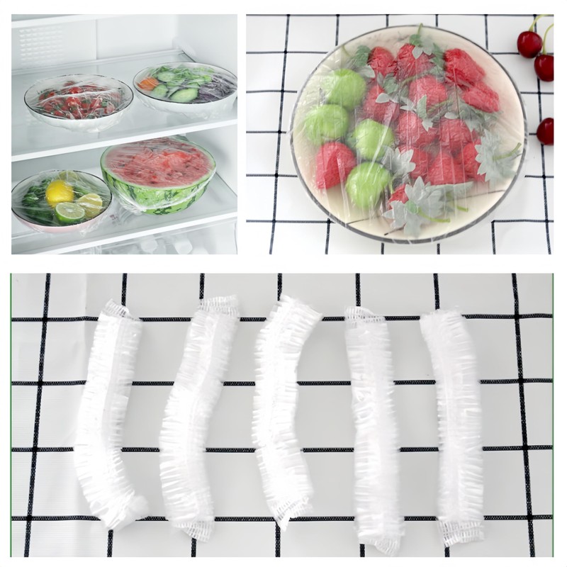 Ai-OUMLEEF Bowl Covers,100pcs Shower Caps for Sourdough Bread, Covers Bread