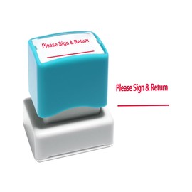 Classwork Stamp YQBOOM Homework Stamper Self-Inking Rubber Teacher Grading Stamp Teacher Supplies - Please Sign Return