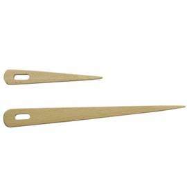 JCBIZ A Set of 5pcs Wooden Weaving Needles Large and Small Size Hand Loom Stick Tapestry Making for DIY Sweater, Scarf, Wall Hanging, Tapestry Crafts