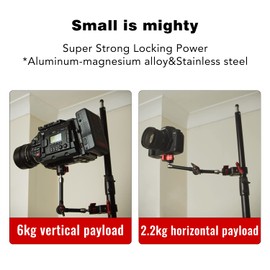 IFOOTAGE LT4-5.5 Spider Crab Magic Friction Arm,Aluminum Alloy & Stainless Steel,Fits for DSLR,Video Monitor,Flash Light,Microphone,LED,Monitor,Payload 13.23lbs/6kg