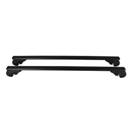 OMAC Lockable Roof Rack Cross Bars Luggage Carrier for Kia Soul 2010-2019 Black 2 Pcs Anti-Theft for Travel Kayak Canoe Surf Ski Snowboard Camping