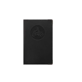 Color Pop Document Wallet Moto - French Product - All Driving Licences Black 13.8 x 9 x 0.5 cm Classic