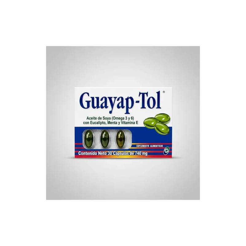Suplemento Con Omega 3 Y 6 + Eucalipto Menta Y