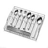 Oneida, Service for 8 Madeline 51 Piece Everyday Flatware Caddy,