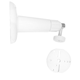 LALAFINA 2Pcs Wall Mounted Security Bracket Durable System Support for Indoor Outdoor Use Easy Installation Adjustable Viewing Angle