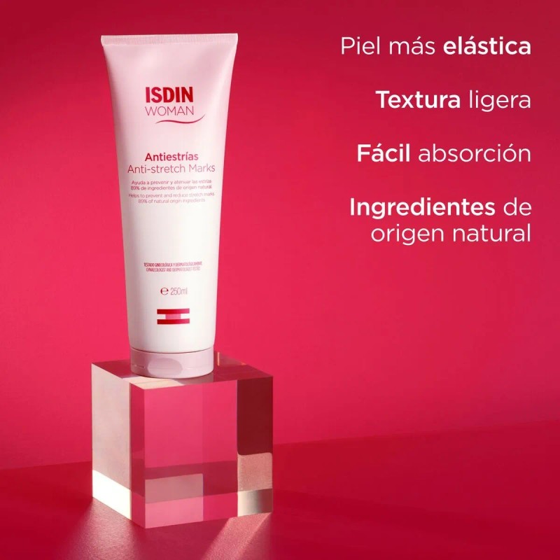 Crema Antiestrías Rosa Mosqueta | Isdin Woman | 250ml