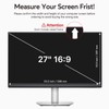 bersem 2 Pack 27 inch Removable Computer Privacy Screen Filter