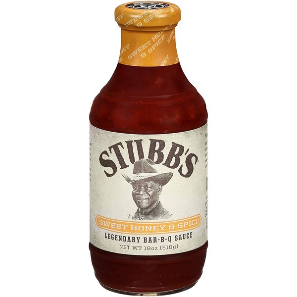 Stubb's Sweet Honey & Spice BBQ Sauce, 18 oz (Pack of 6)