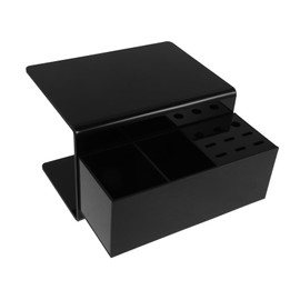 Healvian Eyelash Extension Pillow Pillows Shelf Makeup Tools Organizer for Eyelash Extensions Makeup Tool Display Cabinet Plastic Black