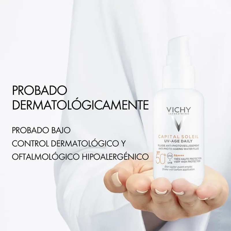 Protector Solar Rostro Vichy Uv Age Daily 50fps 40ml