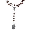 Venerare Traditional Saint Michael Chaplet with Prayer Card (Brown Wood)