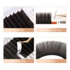 NAGARAKU Double Tips Flat Ellipse Eyelash Extensions Supplies 0.15 LC