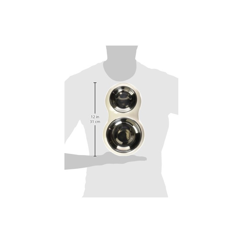 Catit Double Diner - White