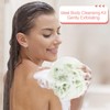 GoWorth Loofah Sponge Pack of 4, Deep Cleansing Body Scrubber