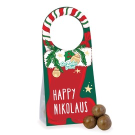 Der Zuckerbäcker Santa Claus Pendant - Speculatius Balls as a Gift Idea for Friends or as an Employee Gift for Santa Claus