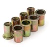 100PCs Carbon Steel 3/8-16 Rivet Nuts Zinc Plated Head Insert