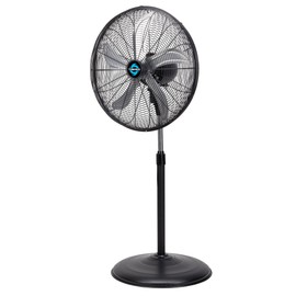 Tornado 20” Oscillating Pedestal Fan – 5000 CFM, Stand Fan, 3-Speed, 1/6 HP, 6.6 FT, Industrial & Commercial Use, UL Listed