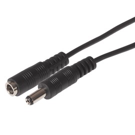 Maplin Power Supply Extension Lead 2.5mm x 5.5mm Plug to 2.5mm x 5.5mm Socket, 5m