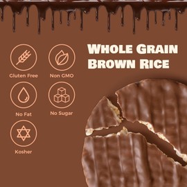 LIEBERS Milk Chocolate Rice Cakes, Kosher Certified Dairy, Gluten Free Snack (pack of 8) (Milk Chocolate)…