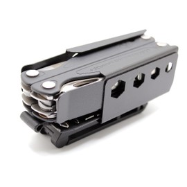 RAE Gear - Charge/TTi/Charge Plus Sheath with Bit Kit Attachment Holder Compatible with Leatherman Charge 2.25" Spring Steel Belt Clip (Tool & BITS NOT Included)