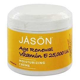 Jason Moisturizing Vitamin E Age Renewal Creme 4 oz (Pack of 3)