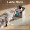 Speedeer Wireless Cat Water Fountain Stainless Steel, 135oz/4L Pet Fountain
