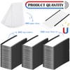 Gueevin 200 Pcs Magnetic Label Holders Bulk 4 x 2