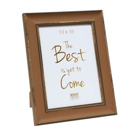 Deknudt Frames S46XF3_15.0x20.0 Brown Resin Photo Frame 15 x 20 cm