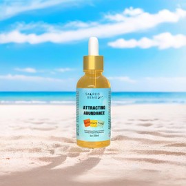 Attracting Abundance Anointing Oil – Myrrh & Tonka for Manifestation & Intention Setting with Organic Jojoba & Shea, Positive Flow & Goal Achievement (1oz / 30ml)